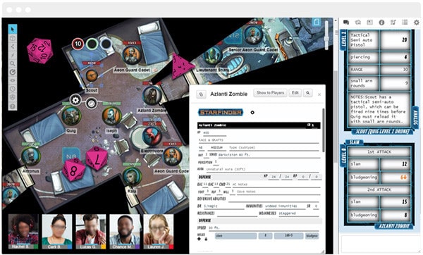 The Roll20 Virtual Tabletop